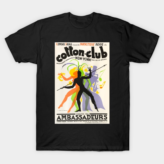 The Cotton Club by Jean Mercier, 1937 T-Shirt by WAITE-SMITH VINTAGE ART